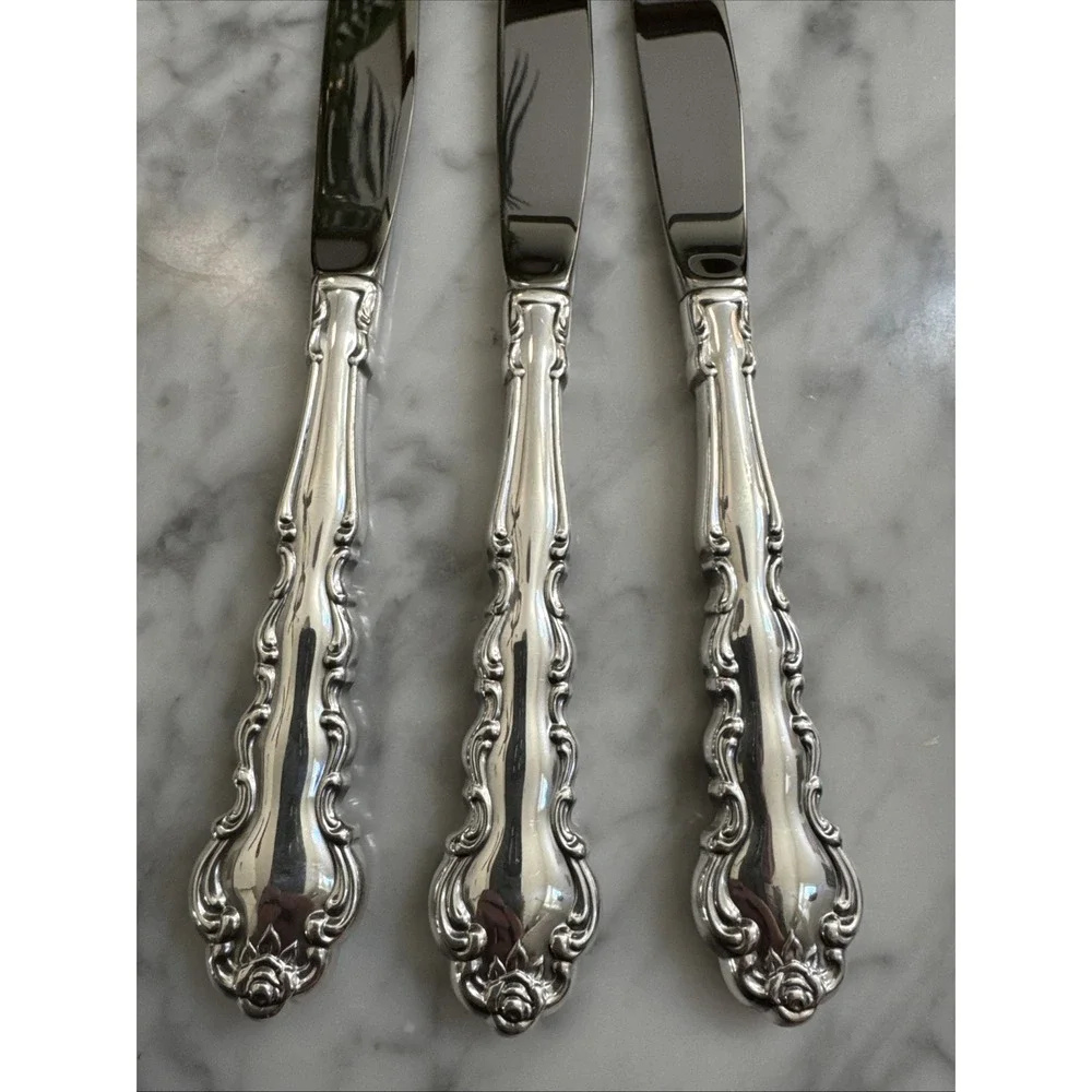 Oneida Community BEETHOVEN Silverplate 1971 Betty Crocker Dinner Knives-3